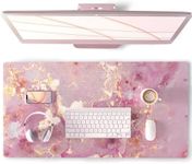 QIYI Large Mouse Pad, Cute Pink Des