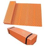 Foam Sleeping Pads, Outdoor Ultralight Portable Waterproof Foam Mats for Yoga, Moisture-Proof Camping Tent Mattress for Picnic, Backpacking, Hiking (Orange)