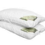 LuxBedCo Mulberry Silk Pillow Set of 2 - Home & Hotel Quality Pillows for Head & Neck Support - Comfortable & Breathable Luxury Pillows 2 Pack