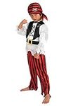 Rubie's Official Children's Raggy Pirate Boy - Fancy Dress Costume, 116 cm - Medium, 5-6 Years