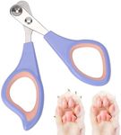 KALIONE Cat Nail Clipper and Trimmers, Professional Circular Cut Hole Cat Claw Clippers Cat Nail Trimmers Avoid Over Cutting Pet Nail Clippers Grooming Tool for Cat(Blue)