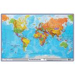 WORLD DESK MAT EUROPE ASIA AUSTRALIA 595x365mm VIQUEL