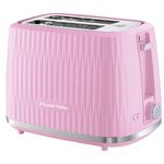 Russell Hobbs Eden 2 Slice Toaster (6 Browning settings, High lift feature, Frozen, reheat, cancel functions, Removable crumb tray, 800W, Raspberry) 27372