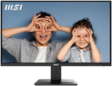 MSI PRO MP273U, IPS 3840 x 2160 (UHD) Computer Monitor, 4K, 60 Hz, Adaptive-Synch, HDMI, DisplayPort, 4ms (GTG), Black