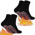 Self-Heating Socks, Acupressure Socks, Winter Heating Socks, Heated Socks, Winter Warm Foot Socks for Men and Women, Outdoor, Skiing, Hiking, Camping, Running,2 Pairs