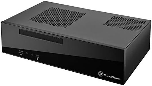 Silverstone SST-ML09B - Milo Slim HTPC Mini-ITX Silent Computer Case, Black