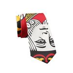 King Of Hearts Tie Funny Playing Card Graphic Necktie