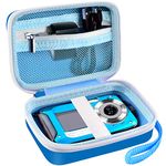 Digital Camera Case Compatible with AbergBest/for YISENCE/for Canon PowerShot ELPH 180 190/ for Sony DSCW800 DSCW830 Kids Camera with SD Card and Cable