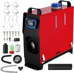 Towallmark Diesel Heater All in One, 5KW 12V Portable Diesel Air Heater with Remote Control, LCD Screen, Low Noise, Diesel Parking Heater for Car Truck RV Trailer Boat Van Campers Home