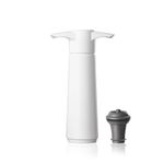 Vacu Vin Wine Saver - White | 1 x Vacuum Pump + 1 x Vacuum Wine Stopper ,Pack of 1