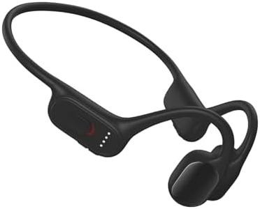 Blue Deer Bone Conduction Personal Sound Hearing Amplifier & Headphones for Seniors Adults - Bluetooth (BT) 5.3, Ultra Lightweight, Easy to Operation, 5-Level Memory Volume, IPX5 Water-resistant-Black
