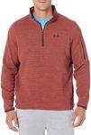 Under Armour mens Specialist Quarter Zip, (688) Cinna Red/Dark Maroon/Dark Maroon, Small