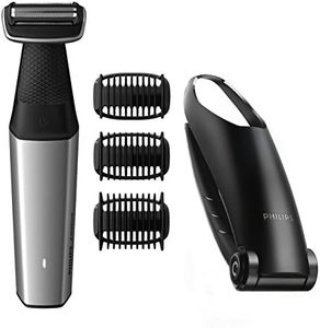Philips Norelco Bodygroom Series 3500, Showerproof Lithium-Ion Body Hair Trimmer for Men with Back Shaver, BG5025/49