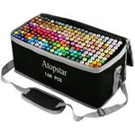 ATOPSTAR 168 Colors Alcohol Markers Permanent Art Markers Pecfect for Drawing and Adult Coloring Books Painting