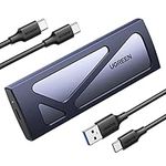 UGREEN M.2 NVMe SSD Enclosure, Tool-Free NVMe Enclosure, 10Gbps M2 SSD Caddy with USB 3.2 Gen2 Supports M and M&B Keys and Size in 2230/2242 /2260/2280 SSDs