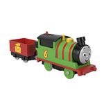 Thomas & Friends Motorized Toy Train Percy Battery-Powered Engine with Tender for Preschool Pretend Play Ages 3+ Years, HDY60