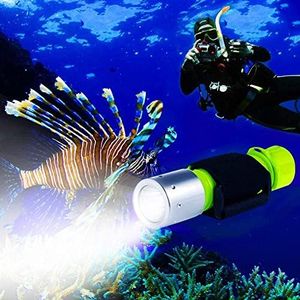BlueFire 1200 Lumen Professional Diving Flashlight IPX-8 Waterproof LED Submarine Light Scuba Safety Lights Underwater Flashlight for Outdoor Underwater Sports (1 Pack)