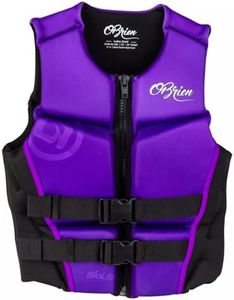 O'Brien Womens Flex V-Back LTD Life Jacket - US Coast Guard Approved Level 70 Buoyancy - Water Sports Activity Including Boating, Paddle, Skiing, Surfing & Swimming