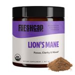 FreshCap Mushrooms Electric Lion's Mane USDA Organic Powerful Mushroom Extract Powder Supplement for Mental Clarity and Focus (60 g)