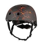 Hornit LIDS Kids Helmet | Kids Bike Helmet | Bike, Skateboard, Skating & Scooter Helmet | BMX Helmet Kids | Toddler Bike Helmet | CPSC Certified | Fully adjustable | Rear Light | (Medium, Lava)