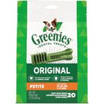 Greenies Original Petite Natural Dental Care Dog Treats, 12 oz. Pack (20 Treats)