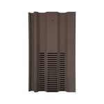 Roof Tile Vent for Marley Ludlow Plus/Redland 49 / Sandtoft Standard Pattern with Flexi Pipe Adaptor (Brown - Sanded)