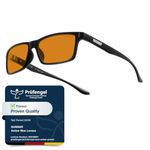 Gunnar Gaming and Computer Eyewear | Vertex, Frame Colour: Onyx, Amber MAX Tint (98% Blue Light Protection & 100% UV Light) | Blue Light Blocking Glasses | Patented lens | Reduce eye strain & dryness