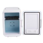 Mini Fridge, Small Size 4L Car Refrigerator Input Voltage 12V Large Capacity for Office