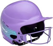 RIP-IT Play Ball | Softball Batting Helmet | Lavender | Girls T-Ball Softball Helmet with Face Mask