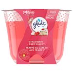 Glade® Scented Candle, Strawberry Cake Shake™, Air Freshener Infused with Essential Oils, 3-Wick Candle, 1 Count