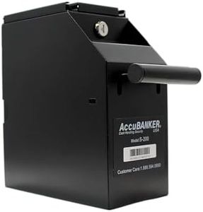 AccuBANKER S200 Retail Drop Safe with Key Lock, Cash Drop Box Commercial Grade Alloy Steel