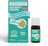 SmartyPants Baby Probiotic Liquid Formula, Pediatrician-tested Blend for Fussiness due to Occasional Upset Tummy, Digestive Health and Comfort, Immune Support, 1.6 Billion CFU