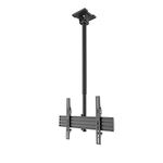 Kanto CM600 Telescoping Ceiling TV Mount for 37 to 70-inch TVs | Hanging TV Bracket with 23" of Height Adjustment | Tilt & Swivel Design | 360° Rotation | Hidden Cable Management | Black