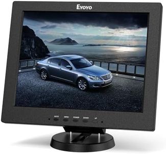Eyoyo 12 Inch HDMI Monitor with BNC VGA AV HDMI Input 800x600 Portable 4:3 TFT LCD Mini HD Color Screen with Bulit-in Speaker