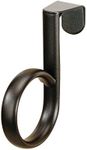 iDesign Axis Over-The-Cabinet Kitchen Dish Towel Holder Loop - Bronze
