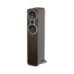 Q ACOUSTICS 3050c Floorstanding Speakers - Pair - 2x 5.5 Continuous Curved Cone Bass Driver, Point-to-Point Braced, HPE (Pressure Equalised) Cabinet, Stereo Speakers for Home Theatre (Claro Walnut)