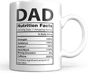 Light Autumn Dad Mug - White 15oz - Dad Gifts from Daughter - Best Dad Mug for the World's Best Dad - Ceramic Coffee Mug for Fathers - Gifts for Dad - Coffee Mugs Funny - Best Dad