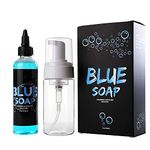 STIGMA Tattoo Blue Soap 4OZ with Foaming Bottle 100ml Cleaning Soothing Healing Solution Highly Concentrated Tattoo Soap TS301-4OZ-3A