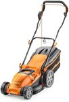 LawnMaster 1800W Electric Lawn Mower with 40cm cutting width, ideal for larger lawns, with rear roller and mulching function, 2 year guarantee