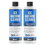 2-Pack Ice Machine Cleaner and Descaler 16 fl oz, Nickel Safe Descaler | Ice Maker Cleaner Compatible with All Major Brands (Scotsman, KitchenAid, Affresh) - Made in USA by Essential Values