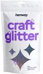 Glitter for Craft Gun Metal Grey Holographic Resin Tumblers Cards Christmas Jewellery Candle Microfine 100g / 3.5oz