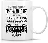 Retreez Funny Mug - Best Great Ophthalmologist Eye Doctor Ophthalmology 11 Oz Ceramic Coffee Mugs - Funny Sarcasm Motivational Inspirational birthday gifts for women men friend coworker him her bestie