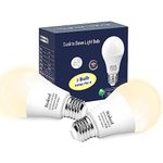 Boxlood Dawn Till Dusk Bulbs, 9W, 60W Equivalent, Outside Bulbs Automatic On Off Twilight Sensor LED Light Bulbs,3000K Warm White, Security Lighting for Hallway, Porch, Balcony, Backyard, Garage