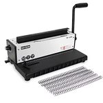 RAYSON Wire Binding Machine, 34-Hole, Binds 120 Sheets, 3:1 Pitch, A4, TD-1200