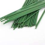 The Lovely Arts Collection Dark Green Floral Stem Wire 2 mm And 30 cm long Crafting Floral Wire Artificial Plant Stub Stem for Flower Arrangements for DIY Material - 50pcs.