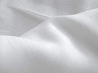 DCF Plain White Muslin 100% Cotton Fabric 137cm Wide per metre