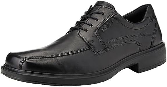Ecco Men's Helsinki Bike Toe Tie Dress Shoe, Black, US 6-6.5