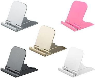 AIFUDA 5 Piezas Plegable Soportes para teléfonos celulares, Portátil Soporte para teléfono Universal Cuna de Escritorio para teléfono Celular para Tabletas, Lector, Mini iPad, Smartphone