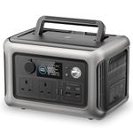 ALLPOWERS R600 Portable Power Station, 299Wh LiFeP04 Battery with 2x 600W AC Outlets Solar Generator, Recharge from 0-100% in 1 Hr with 400W Input, Outdoor Generator for Outdoor Camping RV Home Use