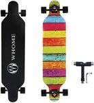 WHOME Longboard - 41 Inch Long Boards for Adults/Teenagers Girls/Kids Beginner/Pro Hybrid Freestyle Carving Cruising Longboards Skateboard with T-Tool